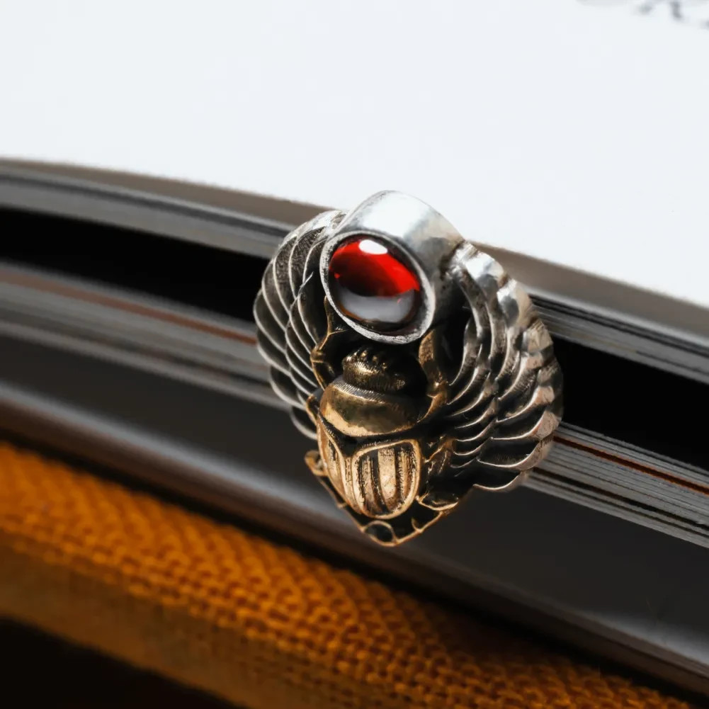 Scarab Stud Earrings. Egyptian Jewelry. Gifts for Men Women