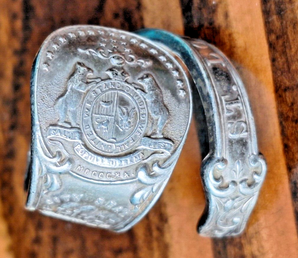Eads Bridge Silver Spoon Ring St Louis Missouri 17 Grams Size 10