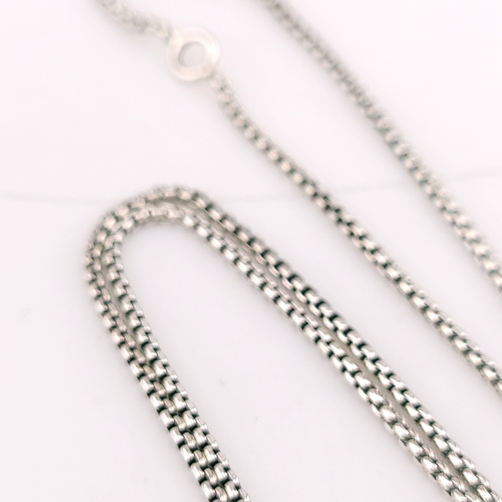 DAVID YURMAN Sterling Silver 8mm Chatelaine Black Hematite Adjustable Pendant