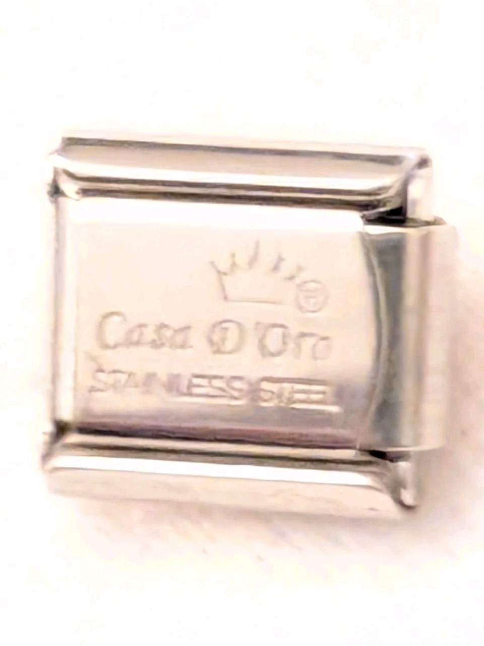 Authentic Casa D’Oro Nono Memory Memorial Italian Charm Classic 9mm Link E142