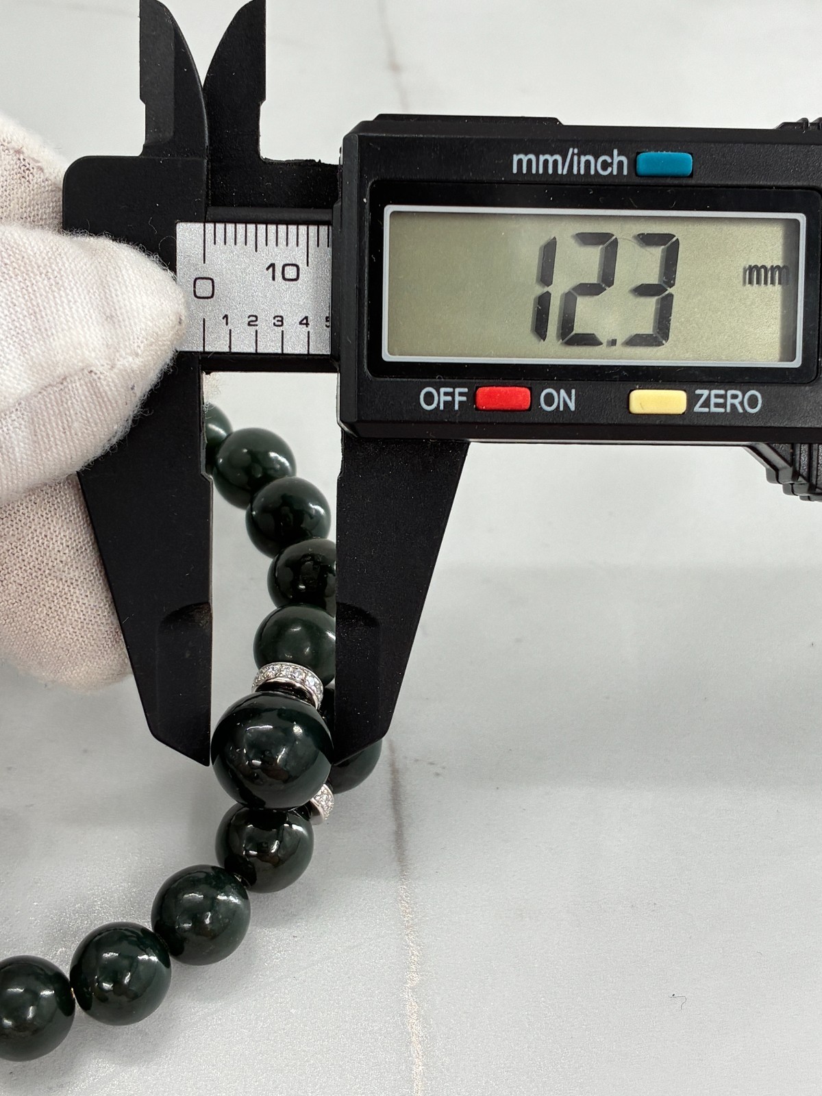 Nephrite Jade of Yesteryear Bypass Bracelet CZ Pave Stones Sterling Stella Chow