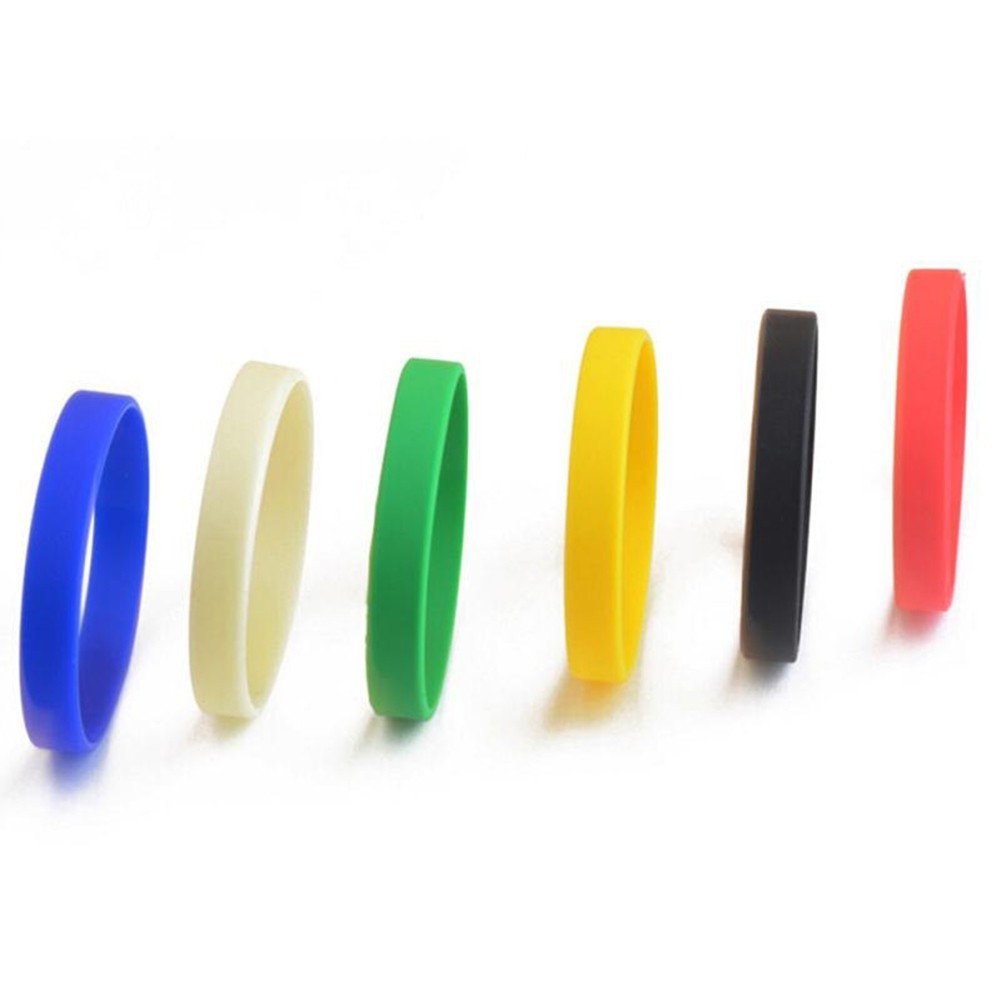 Silicone Wristbands Rubber Plain Reusable For Events Charity Fashion Bands-Adult