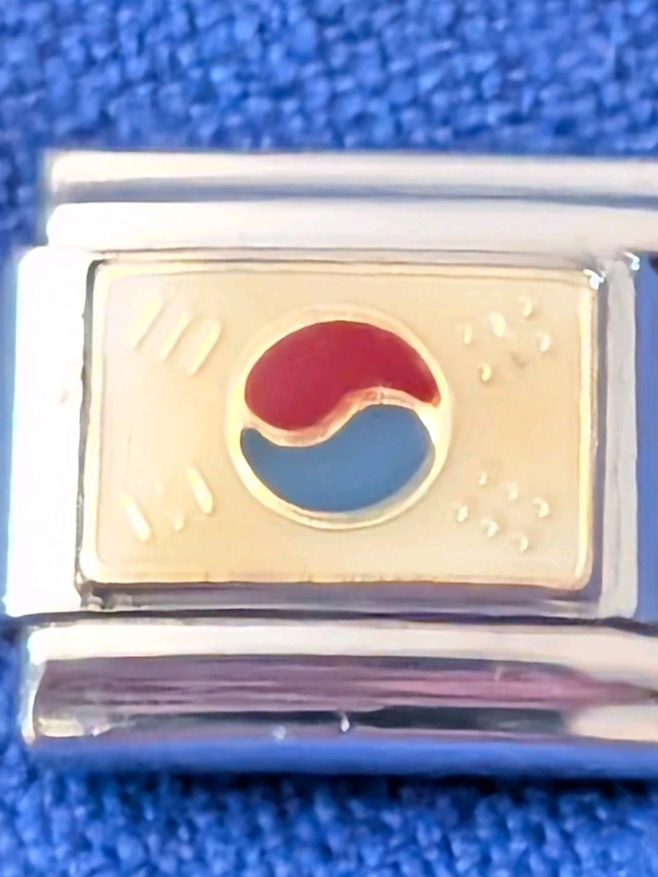 Authentic Toscana South Korean Korea Flag Classic Italian 9mm C135