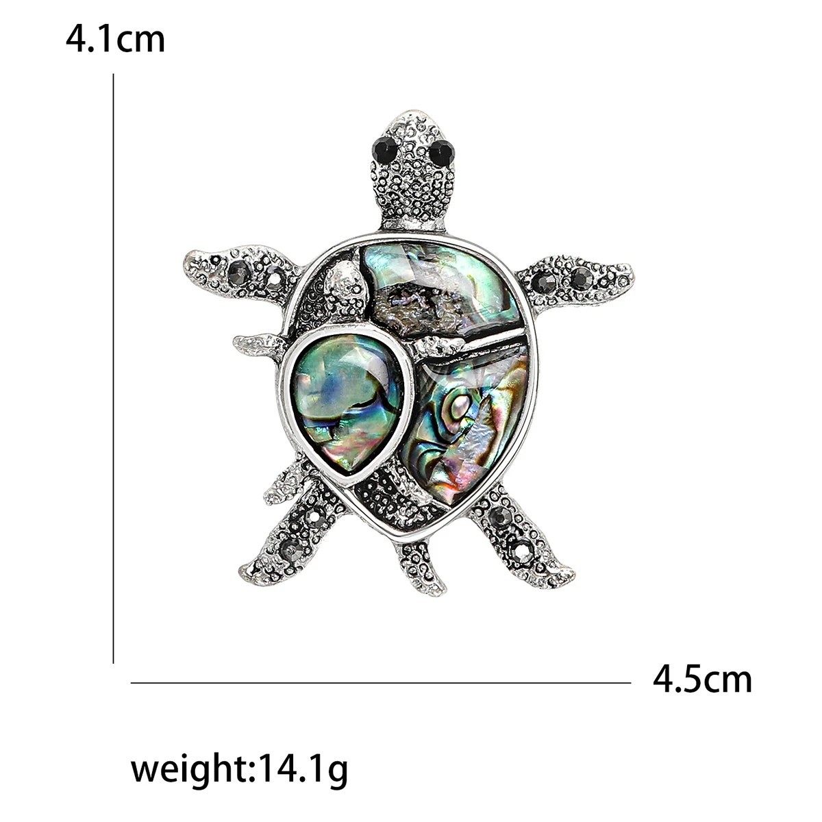 Fashion Rhinestone Turtle Brooches for Women Unisex Animal Jewelry Pins 2nd list