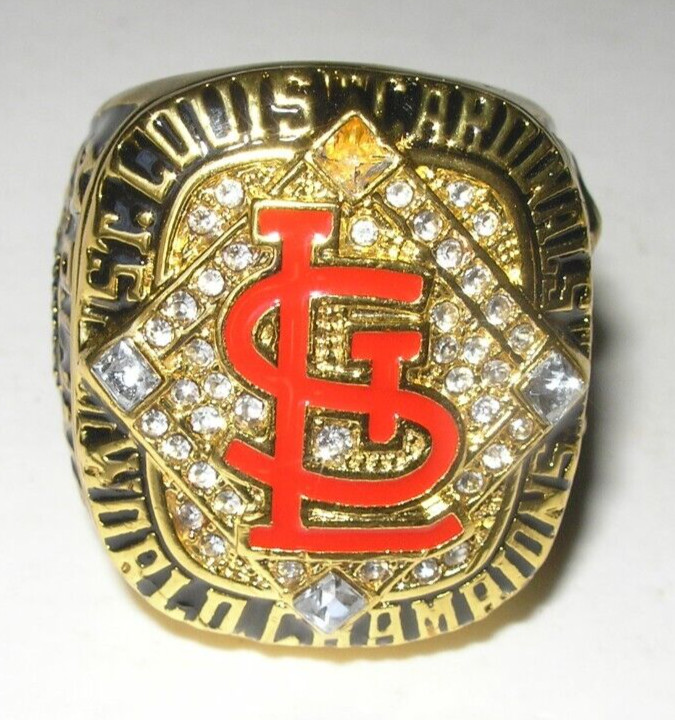 St Louis Cardinals Yadier Molina 2006 World Series Replica Ring Championship