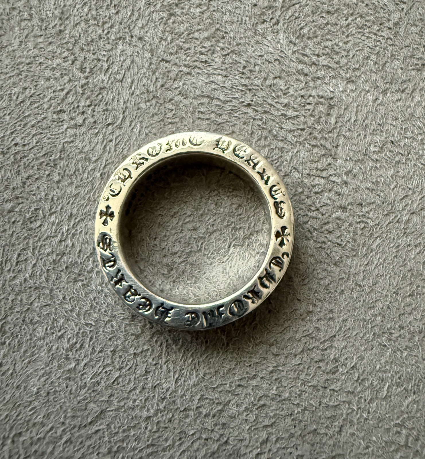 Chrome Hearts Fxxk You Spacer Ring 6mm 🔥 Best Price *Pre Owned* 2003 Size 9.5