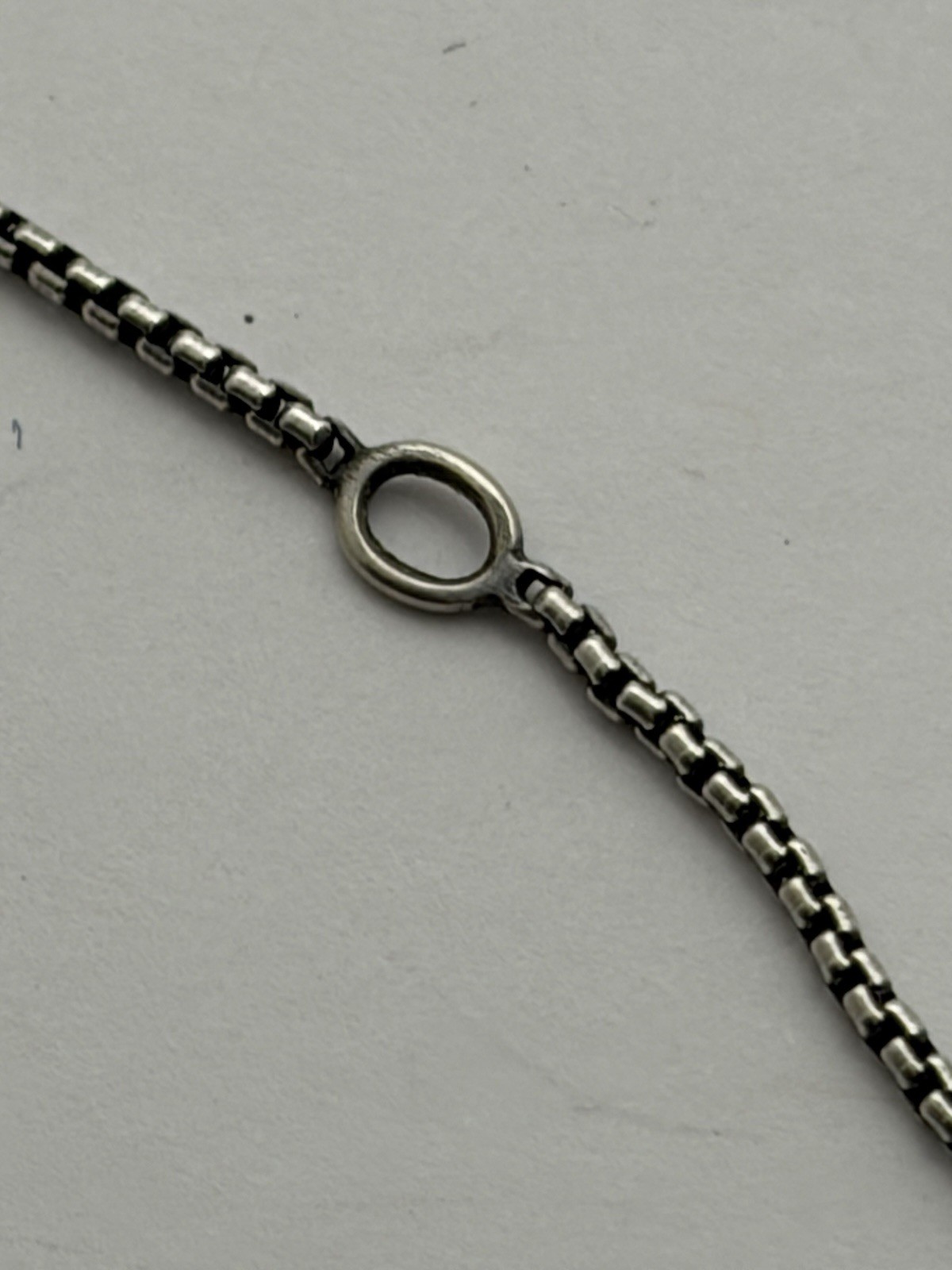 Authentic 925 David Yurman Petit Chatelaine Pendant Necklace with Amethyst 17”
