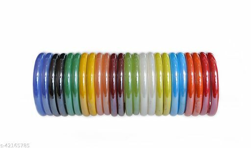 Women Bangle or plain kada of shiny and glossy Multi-color for women and girls