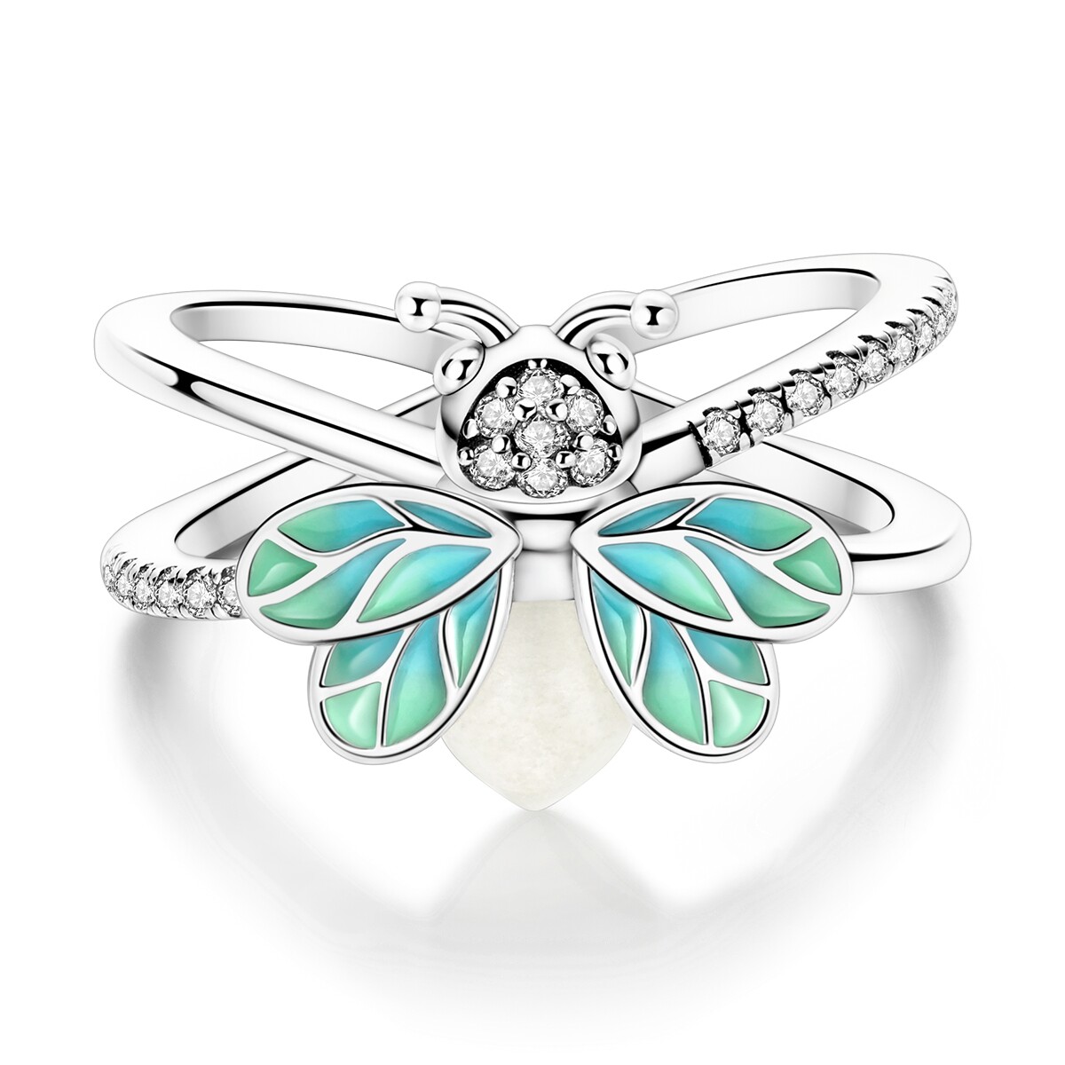 MULA Original Summer Firefly Finger Ring For Women Jewelry 925 Sterling Silver