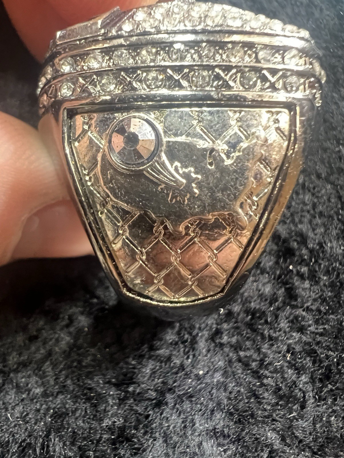 WOW Baseball Finalist Large Championship Style Ring Zinc Alloy Size 10(32)