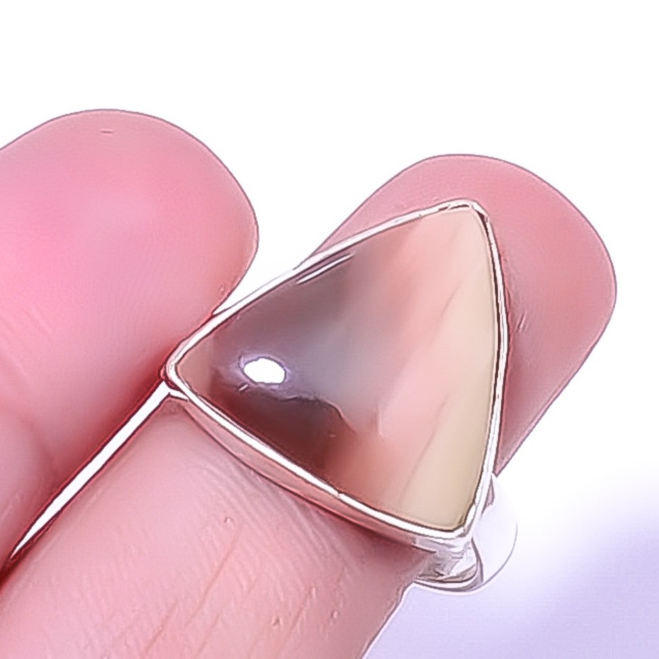 Imperial Jasper – Guadalajara 925 Silver Plated Jewelry Ring s.9 T97