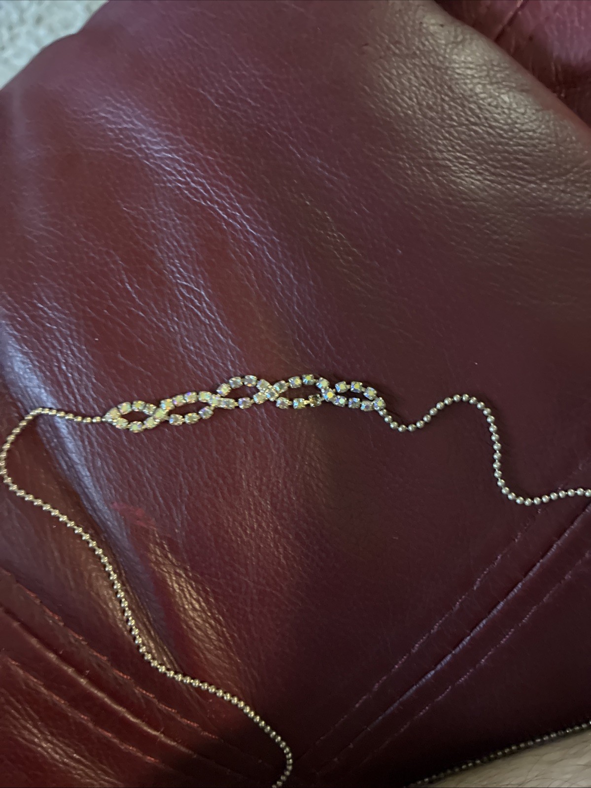 Faux Diamond Necklace