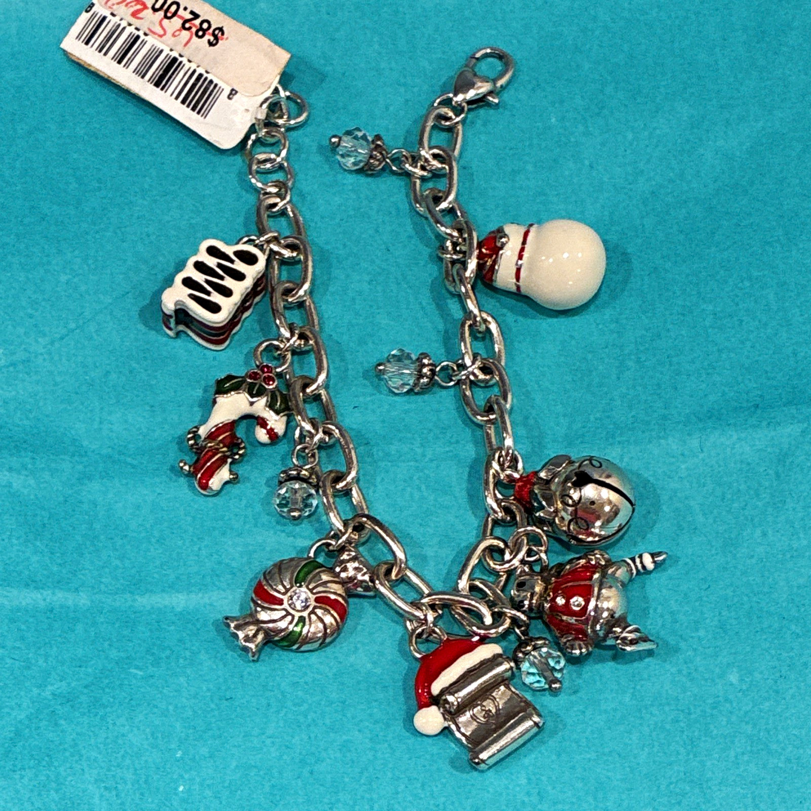 NEW Brighton Silver Plated Christmas Holiday Charm Bracelet JB3362