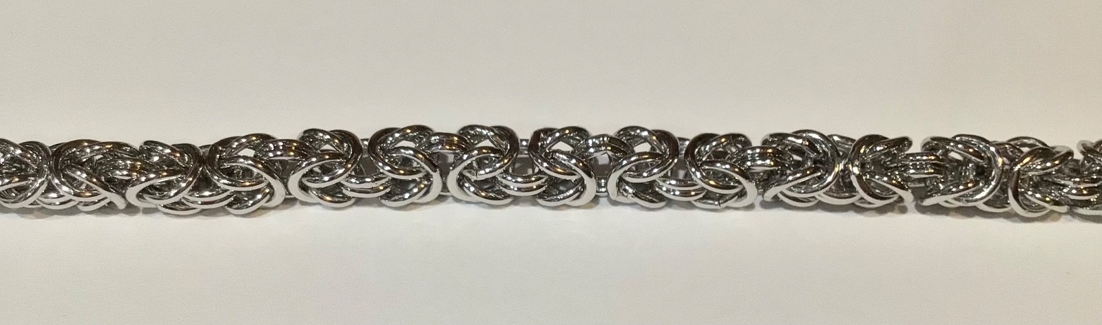 Bellezza Silver-Tone Plated Bronze BYZANTINE 6 1/2″ Bracelet