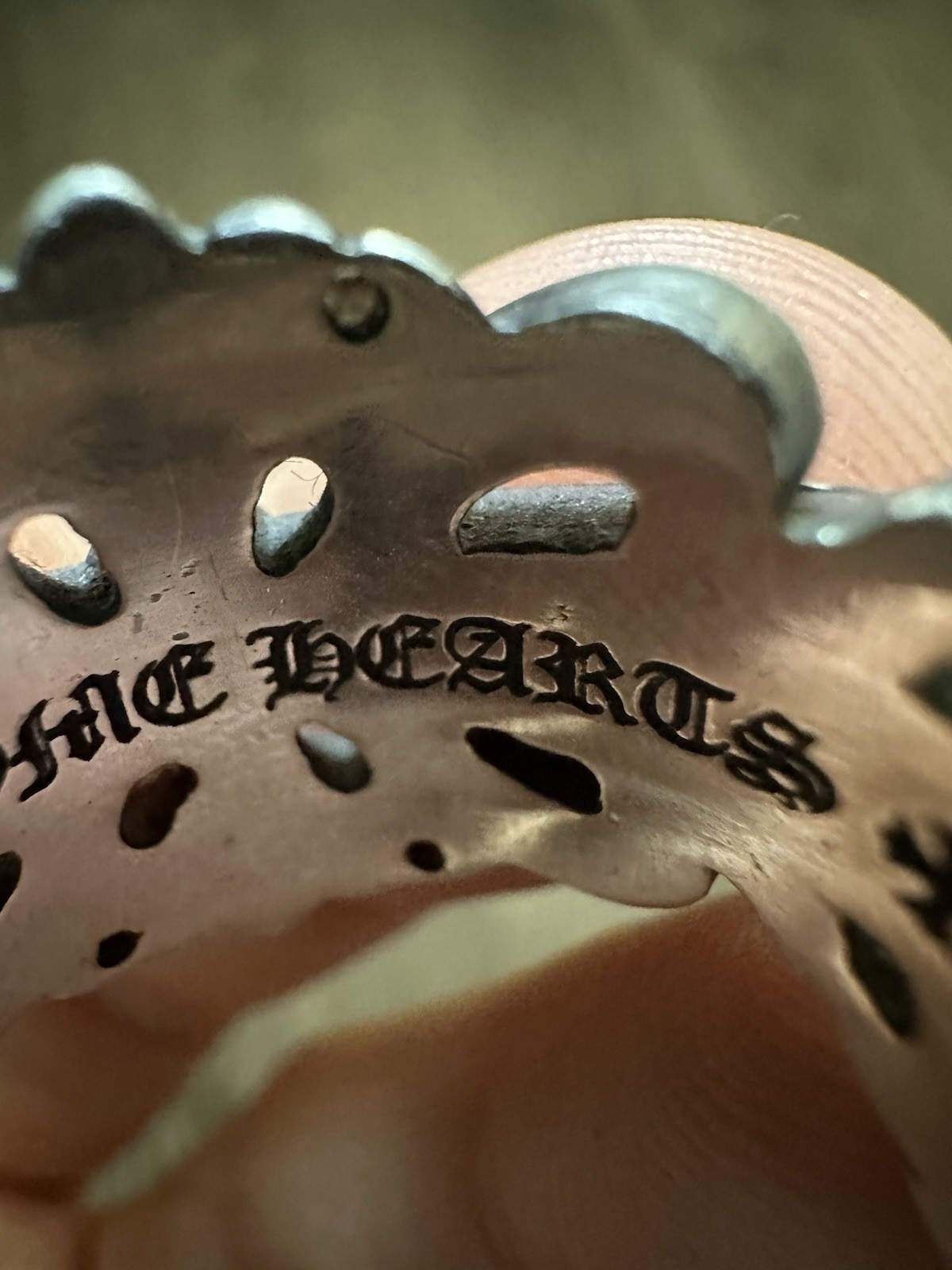 Chrome Hearts Double Floral Ring Size 7 100% Authentic