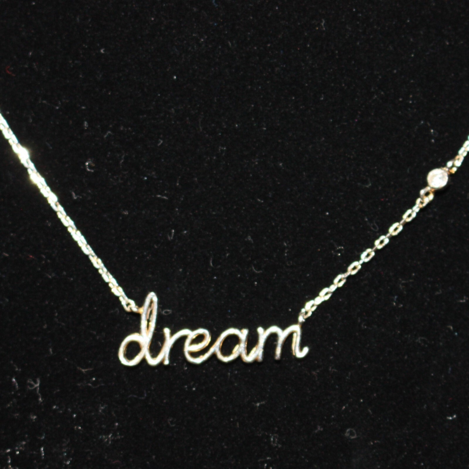 Loft Dream Letter & Crystal Bar Gold-tone Layered Necklace Set