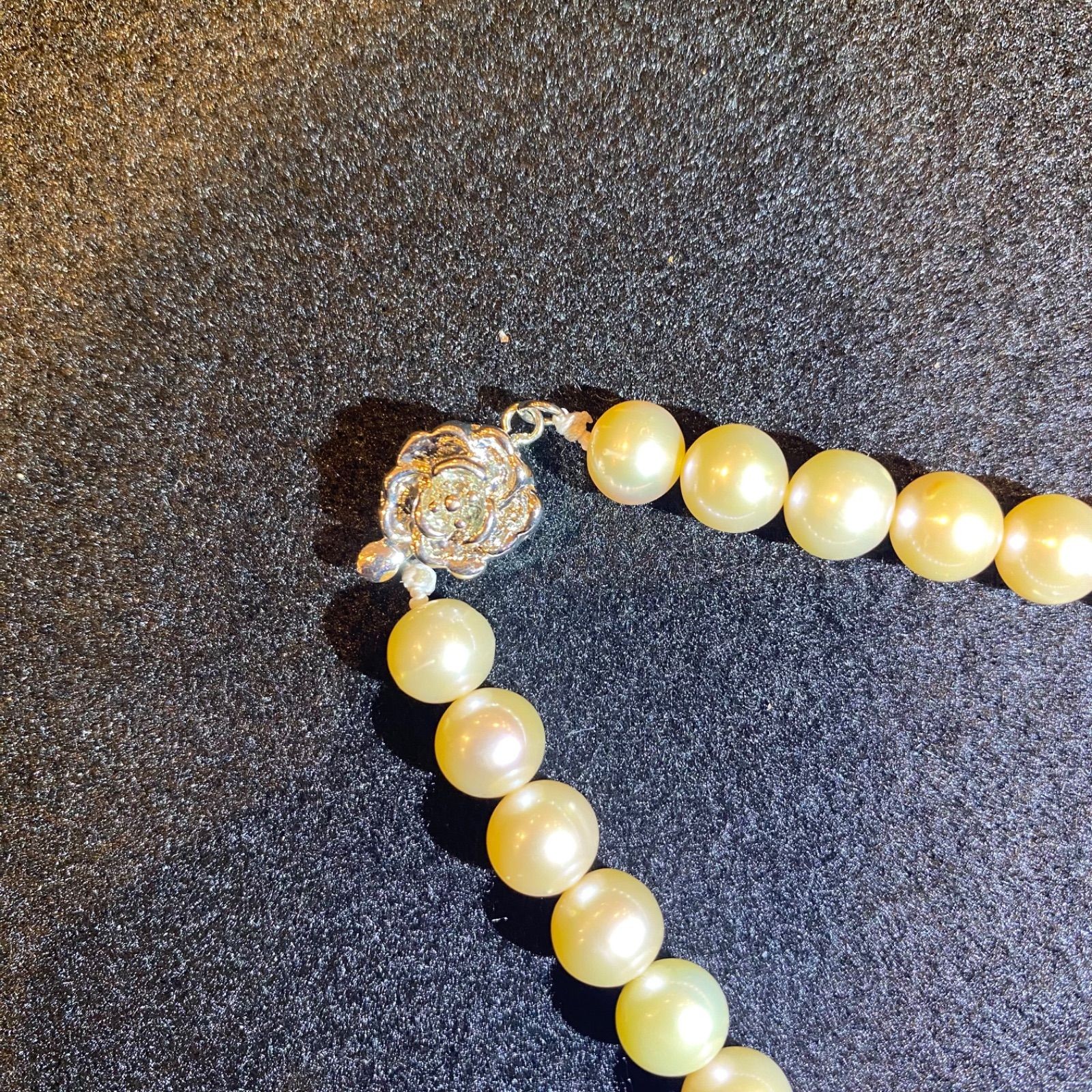 Akoya Pearl Aurora Color Necklace 7.3mm to 8.1mm From Japan