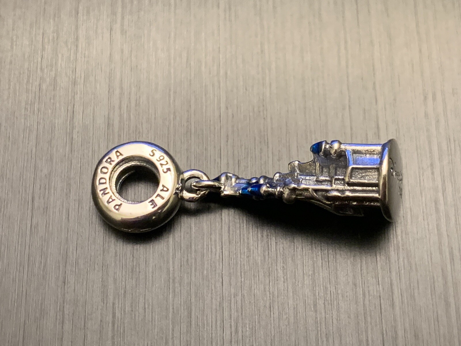 Genuine Pandora Silver S925 Disneyland Paris Cinderella Castle Dangle Charm