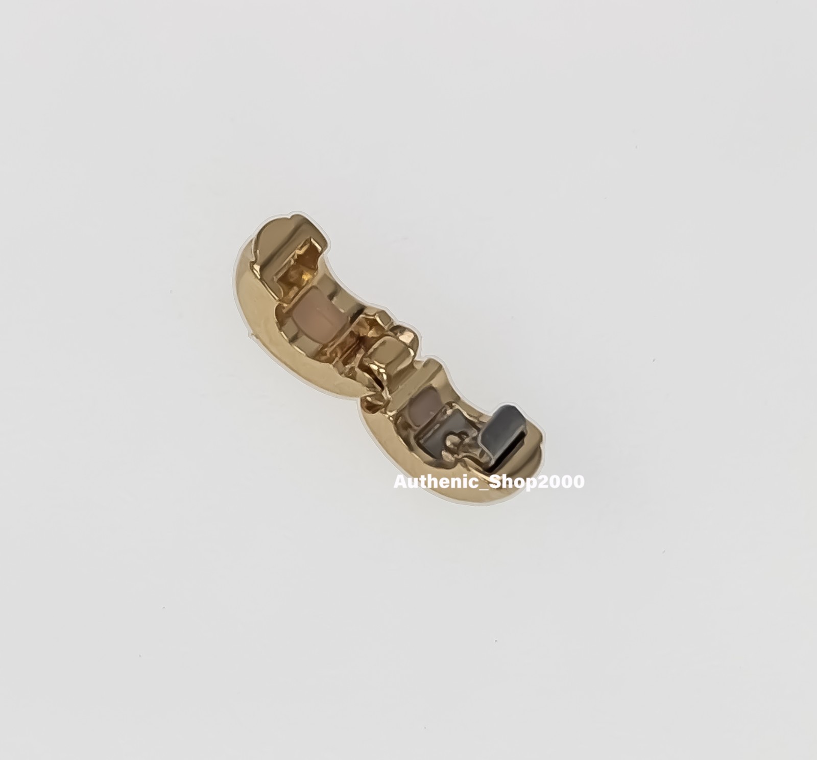 New 100% Authentic PANDORA 14k Gold Plated Shiny Round Clip Charm 763678C00