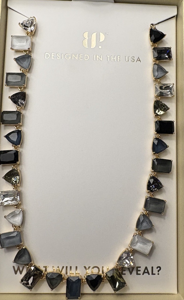 Bomb Party Jewel Candy Necklace Frost Yourself First Black Tie Twilight – Gold