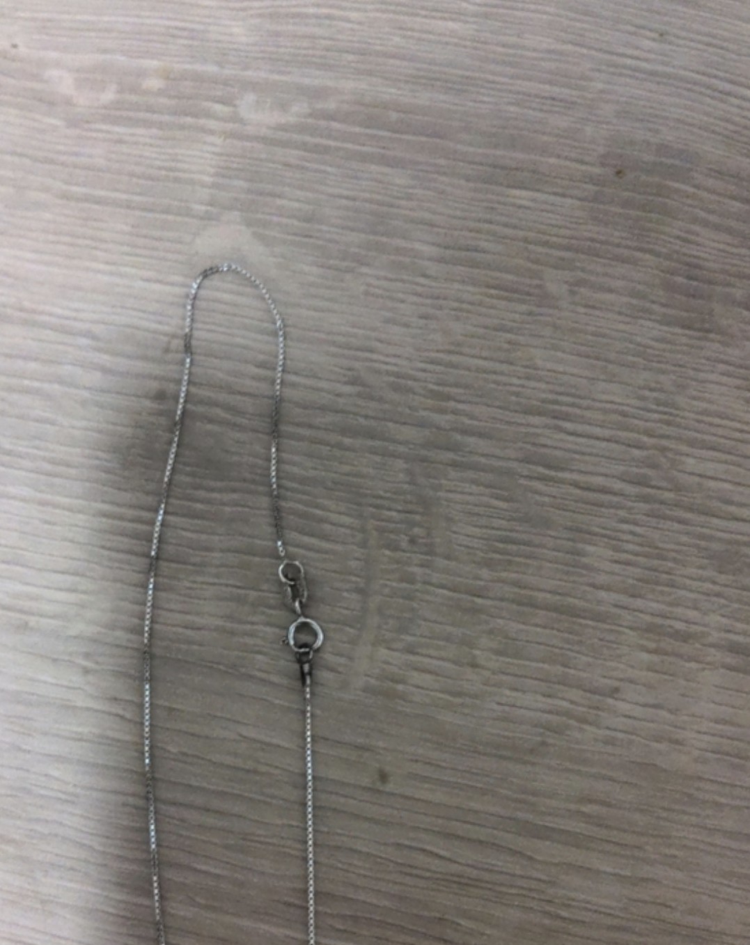 Silver Chain Necklace Charm Pendant with 3 White and Pink Round Pearls
