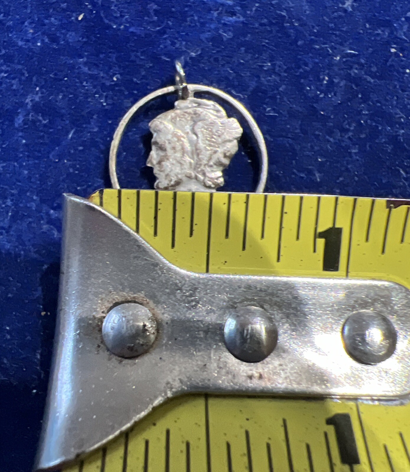 Vintage Sterling Silver- 1943 Mercury Silver Dime Cutout Charm