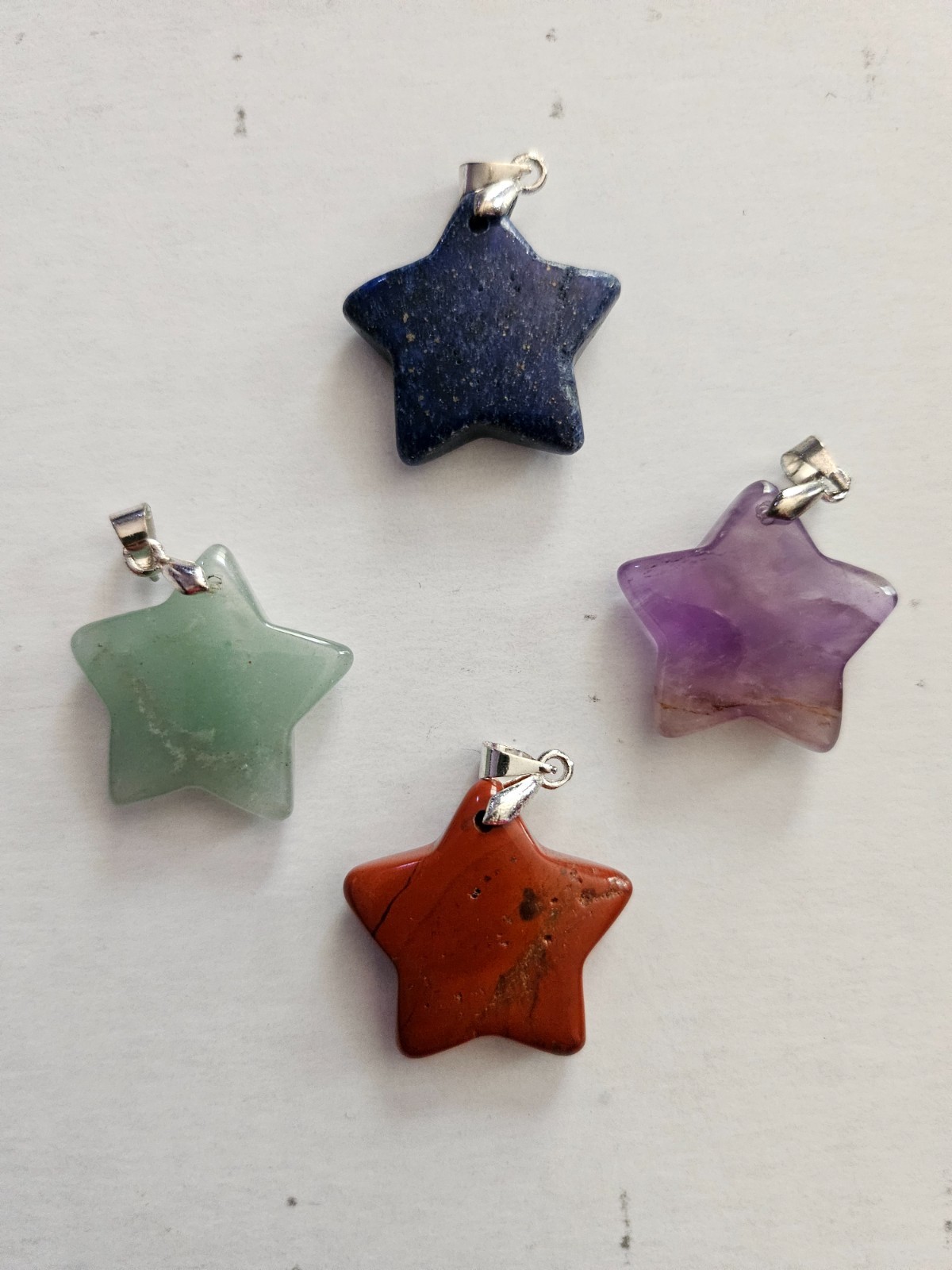 Assorted Crystal pendants with matching necklace