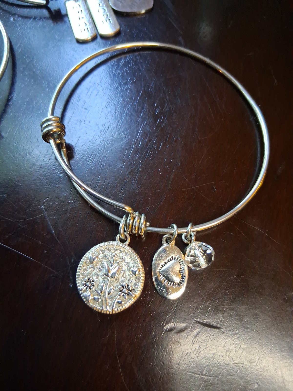 Alex & Ani, Footnote, Etc. Silver& Bronzetone, Charm Bracelet Lot Of 12 (As- Is)