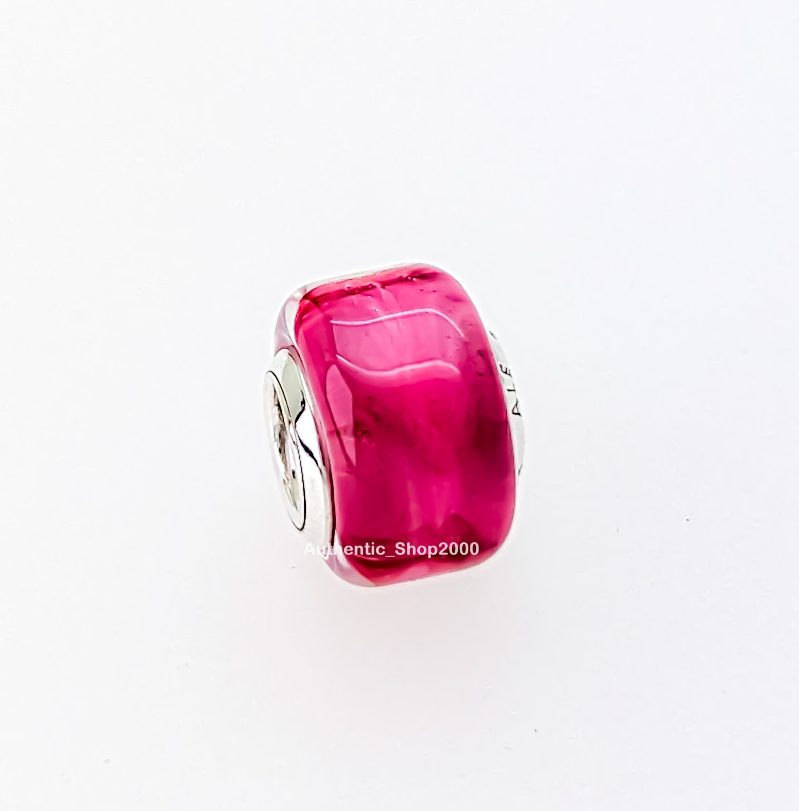 New 100% Authentic PANDORA 925 ale Pink Mini Murano Glass Charm 793107C00