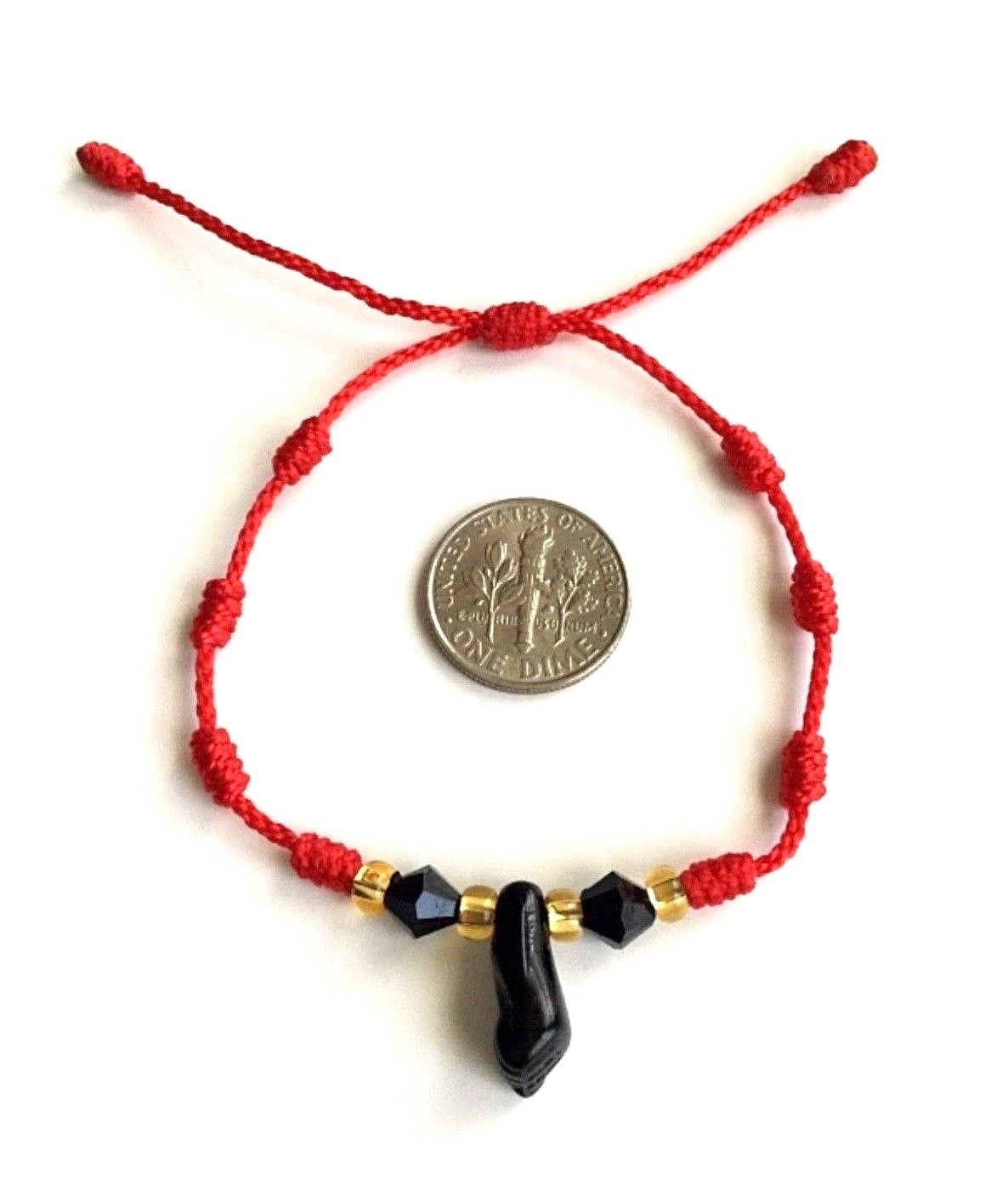 PULSERA ROJO DE AZABACHE PROTECCION Y SUERTE/AZABACHE RED BRACELET ADULT – B53