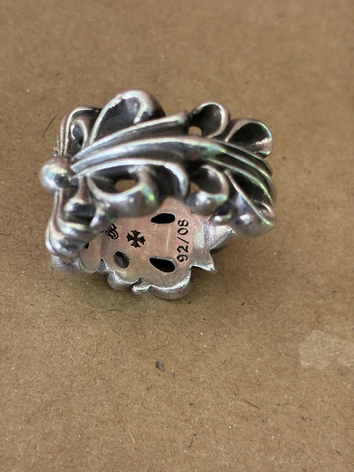 Chrome hearts Double Floral ring . size 8.5~9 (18.8mm)