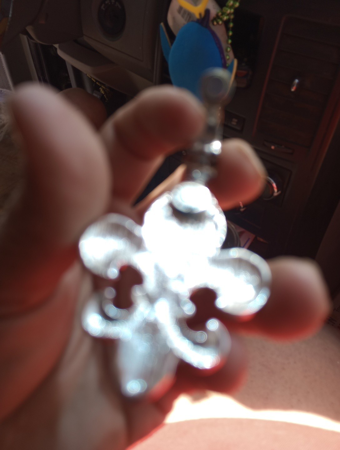 silver pendant with magnetic Clasp I’m Not Sure If Real I See It As Jewelry