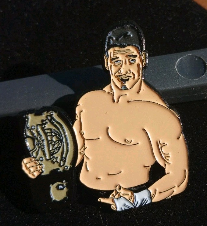 Eddie Guerrero Latino Heat Championship WWF WWE Wrestling Custom ENAMEL PIN ECW