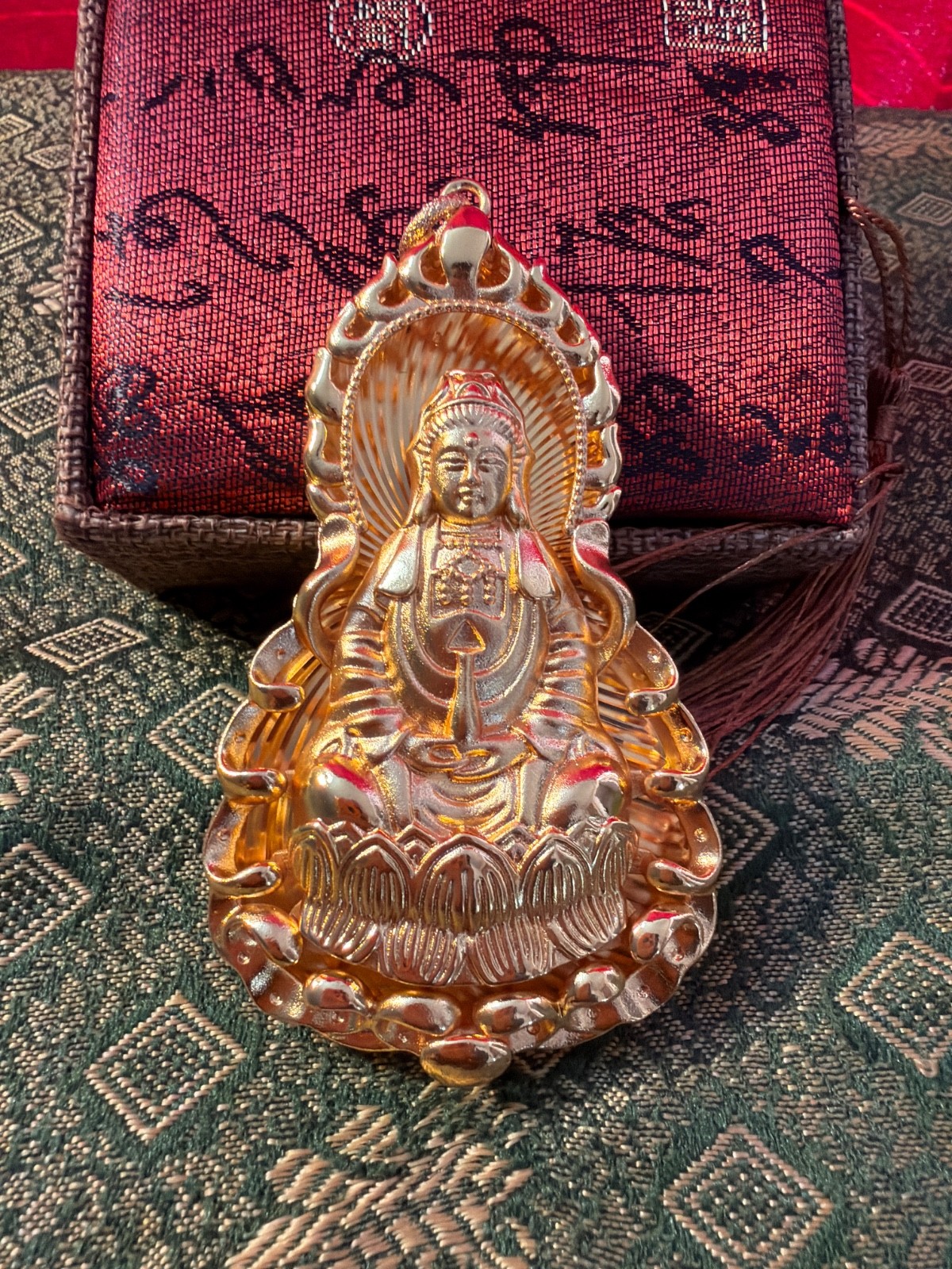 24k gold filled pendant