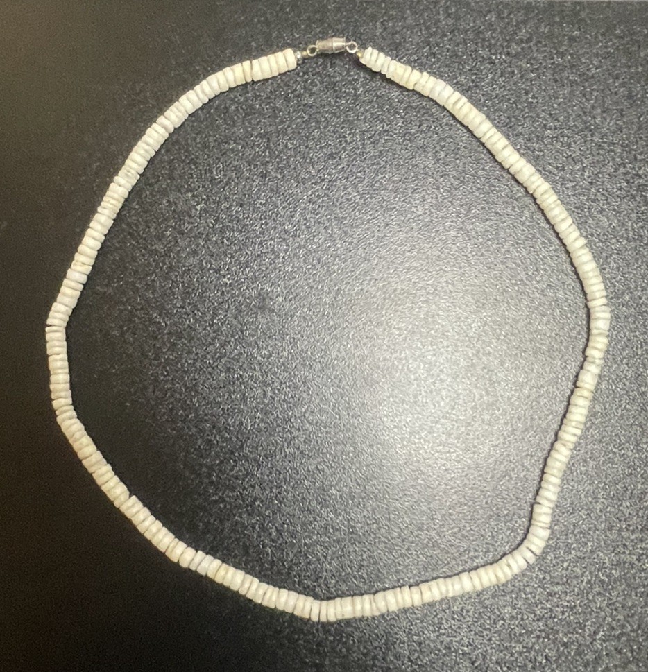 Vintage Lot of 5 Puka Shell & Glass Puka Style Necklaces Hawaiian Surfer Beach