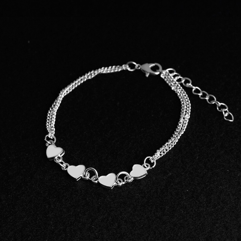 Luminous Beach Heart Anklet/Bracelet – Fashion Jewelry Glow In The Dark