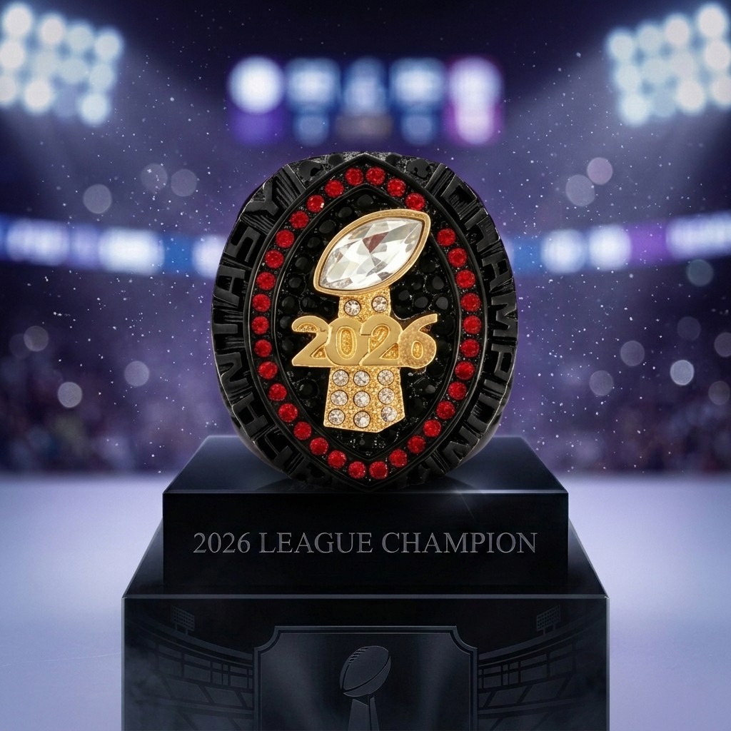Fantasy Football Championship Ring 2025 2026 FFL Champion Trophy Award Gift