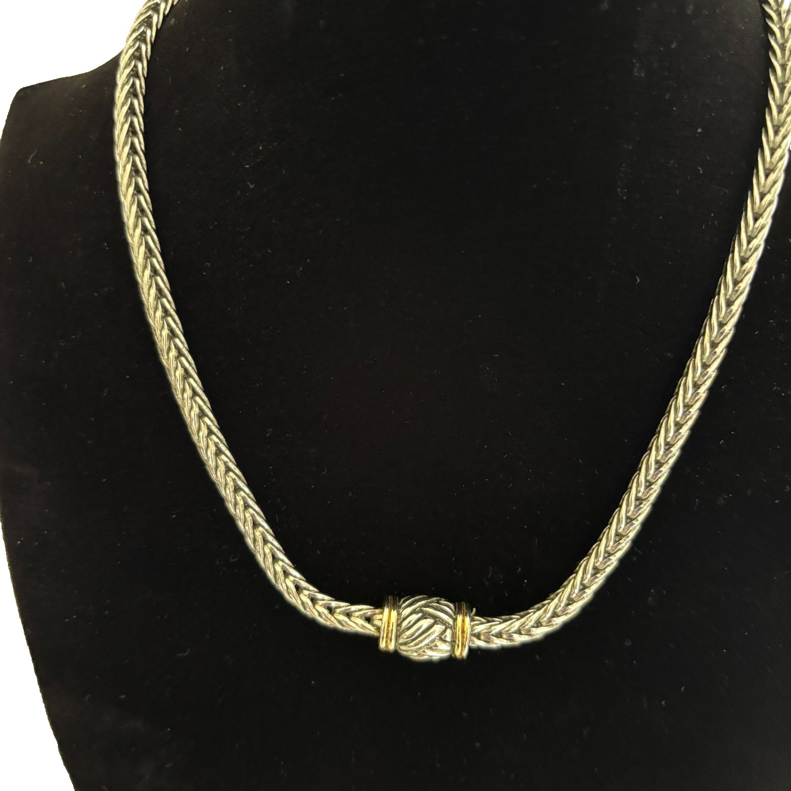 16.5” Wheat Chain Necklace With Magnetic Clasp
