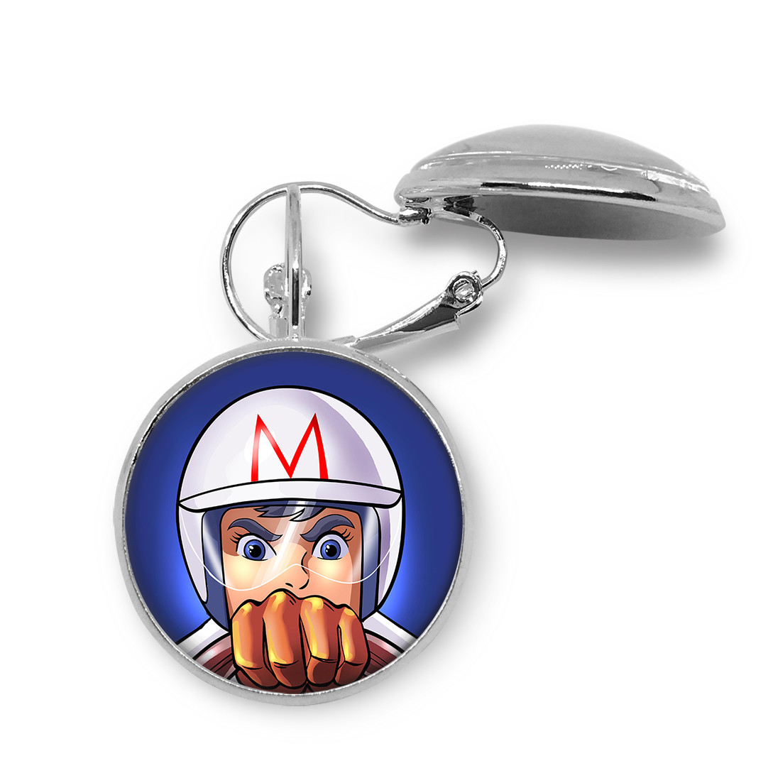 Speed Racer Key Ring Necklace Cufflink Tie Clip Ring Earrings Mach GoGoGo Mach 5