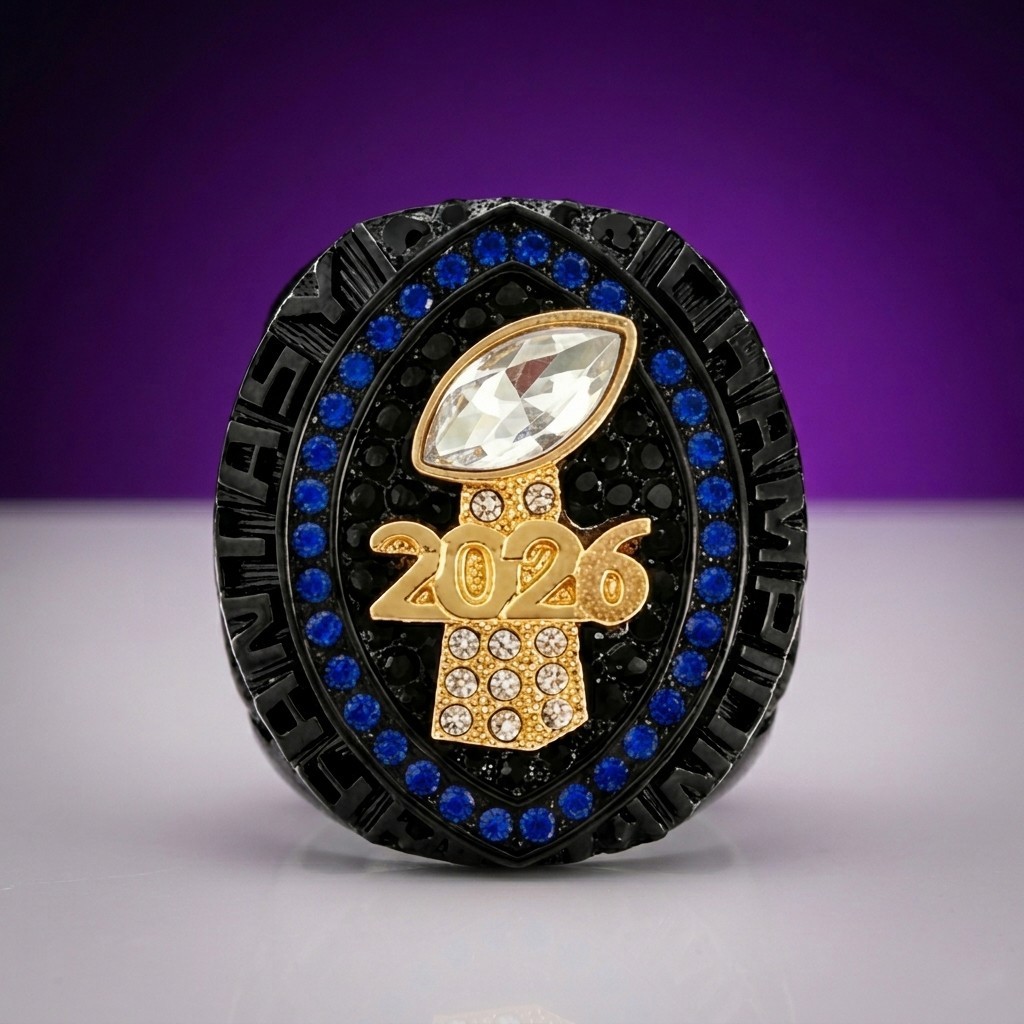 Fantasy Football Championship Ring 2025 2026 FFL Champion Trophy Award Gift