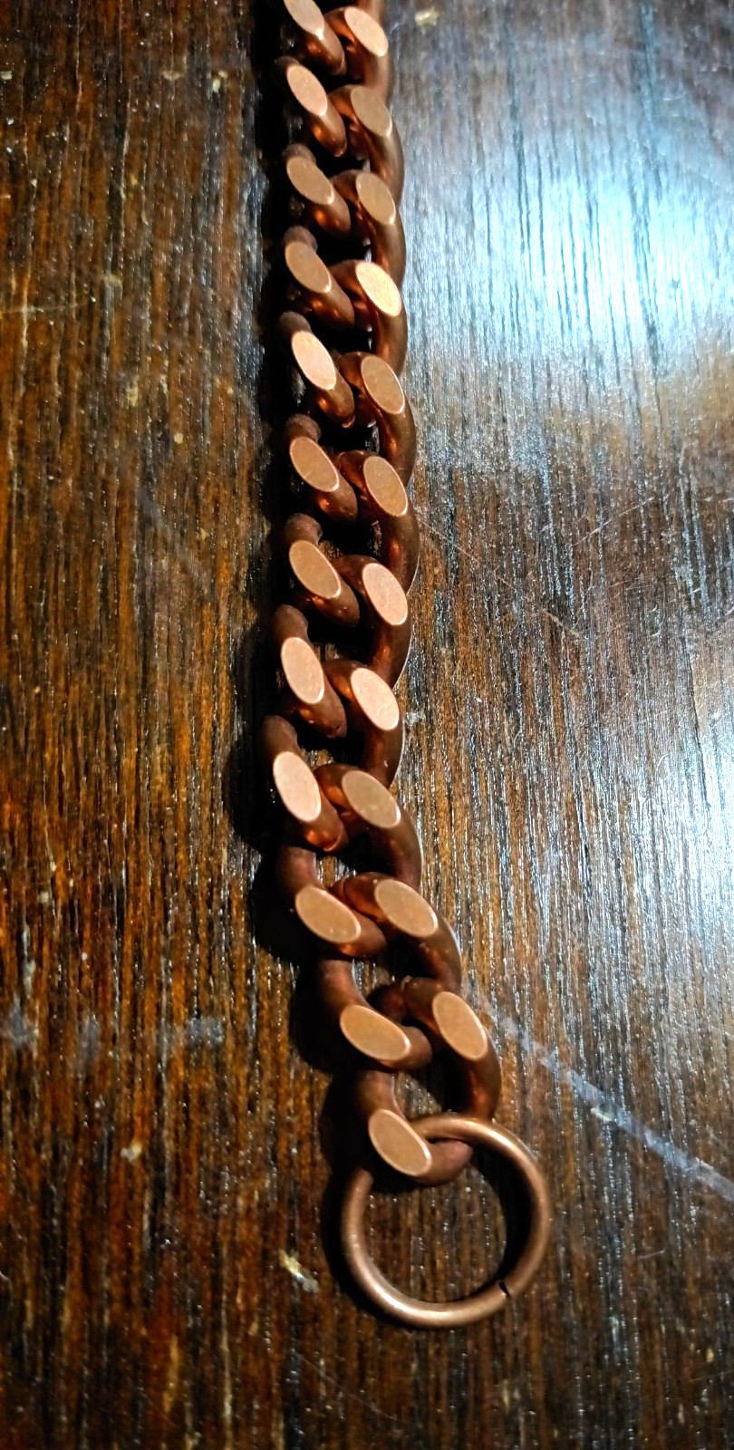 Copper Curb Link Chain 7″ 20 Grams