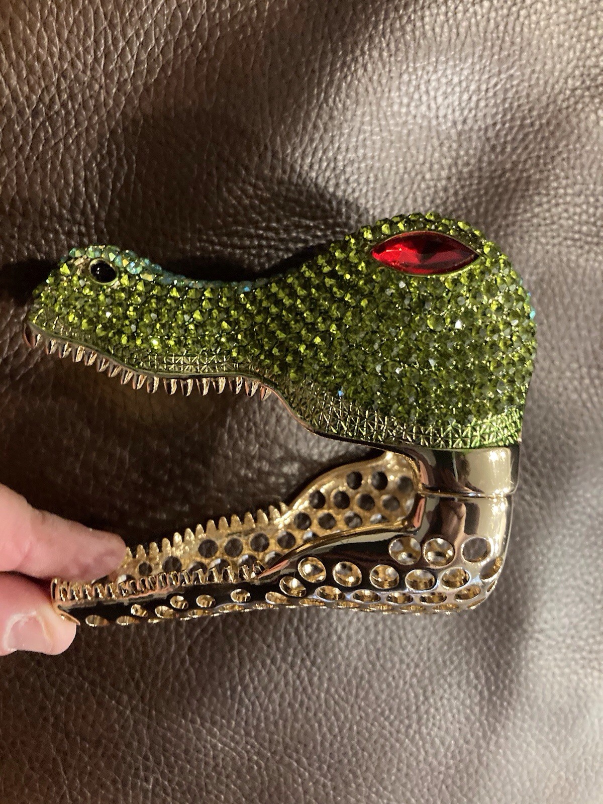 Statement Large Crocodile Alligator Reptile Bracelet