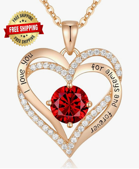 Collares Cadenas De Corazon Para Mujer Joyas Joyeria Fina De Moda Collar Amor US