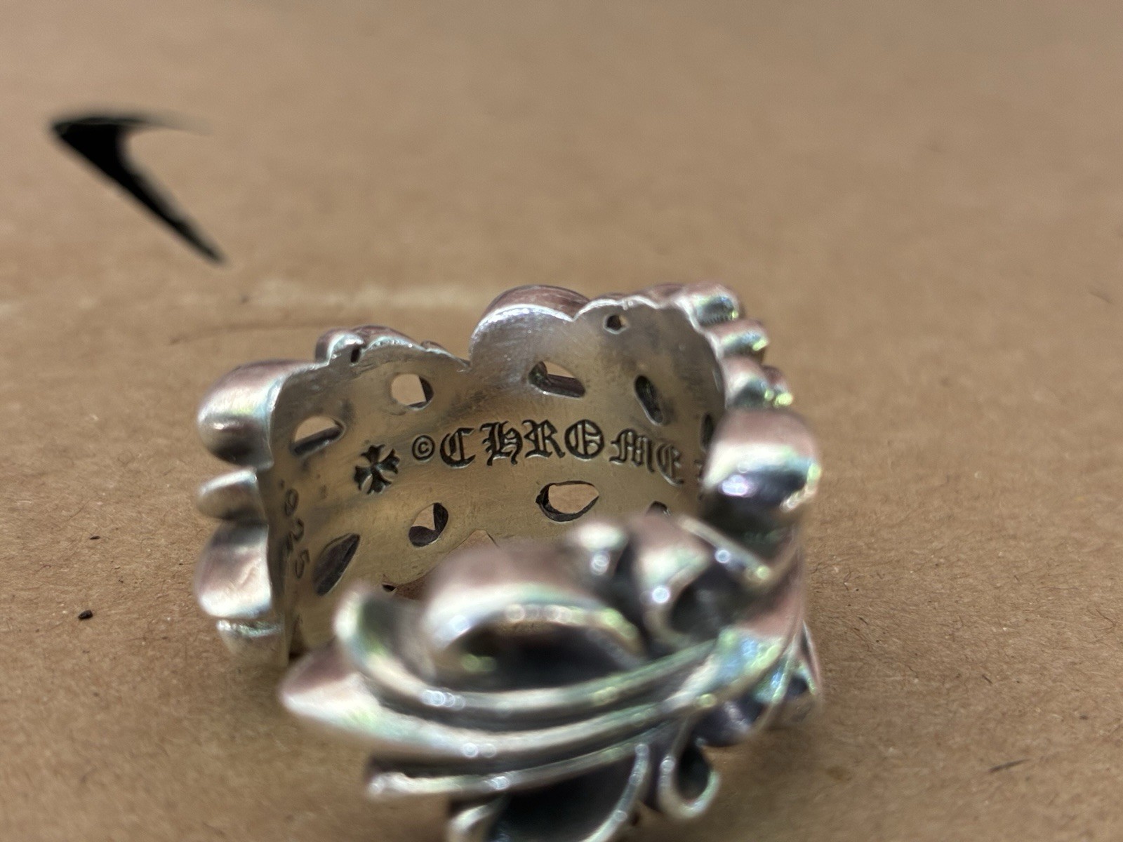 Chrome hearts Double Floral ring . size 8.5~9 (18.8mm)