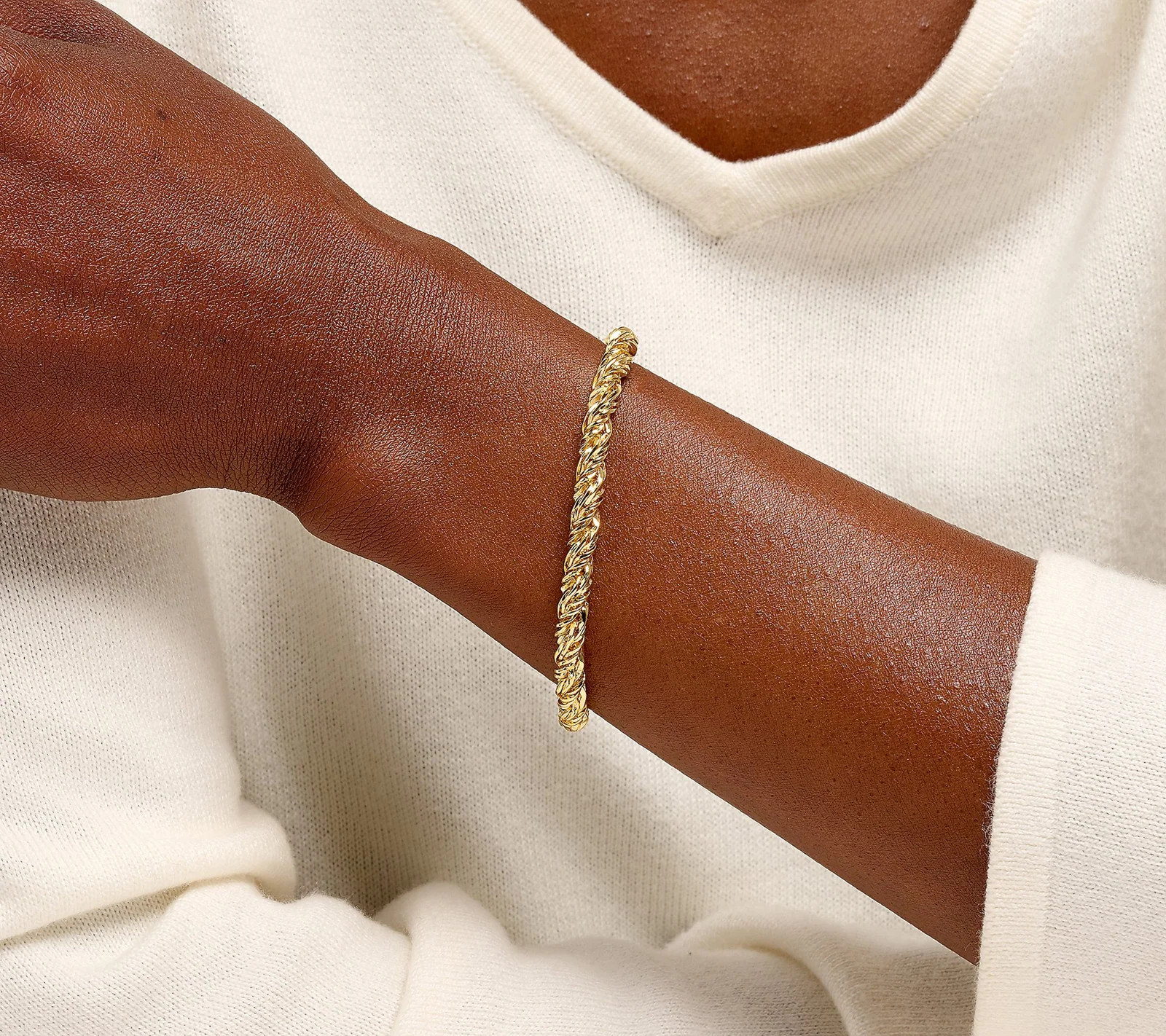 David Markstein Bronze Premier Woven Foxtail Bracelet Avg