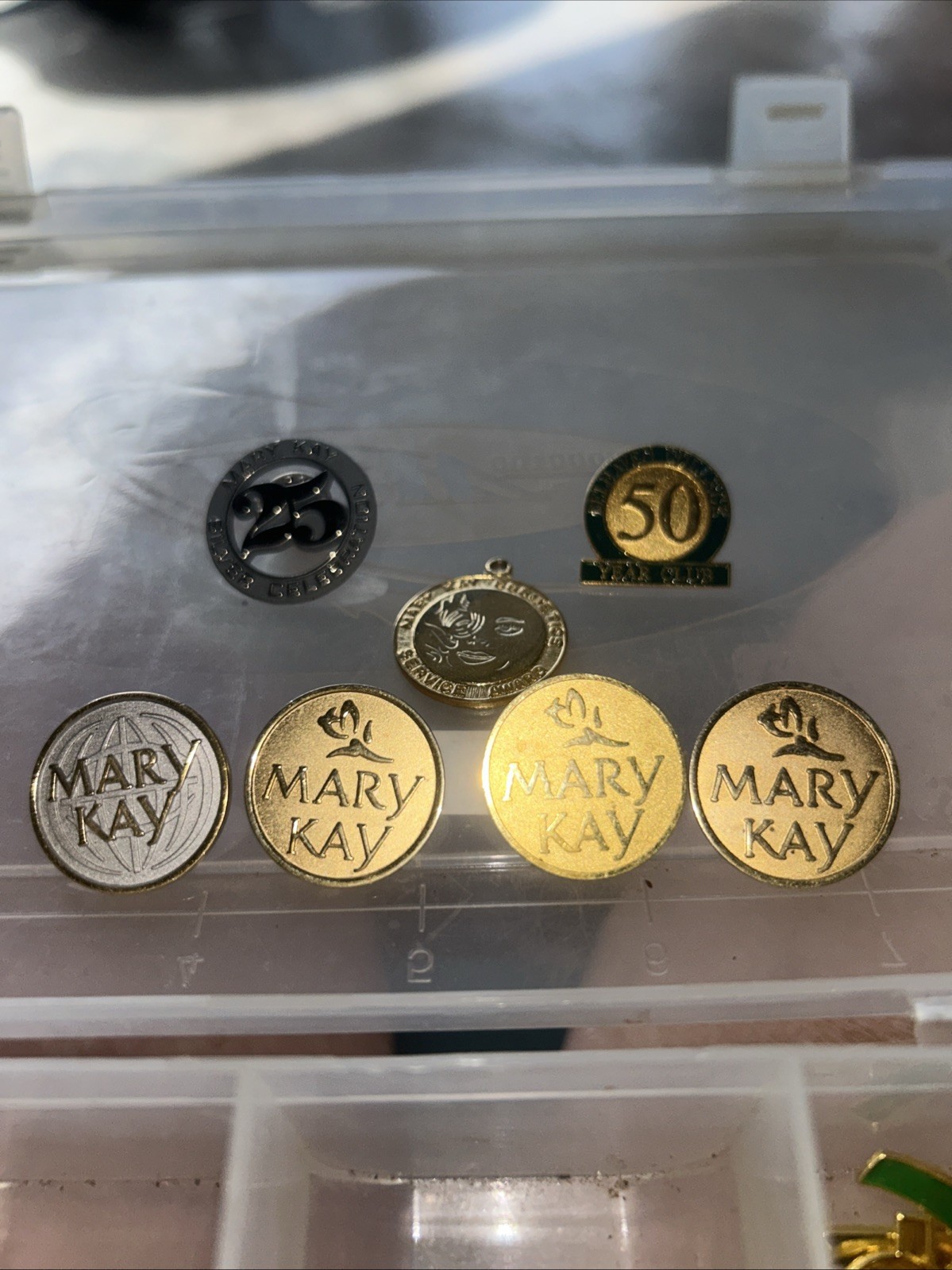8 Vintage MARY KAY COSMETICS CONSULTANT Pins