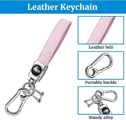 Soft TPU Key Fob Cover with Keychain, Key Case Shell Full Protec Color: B-pink