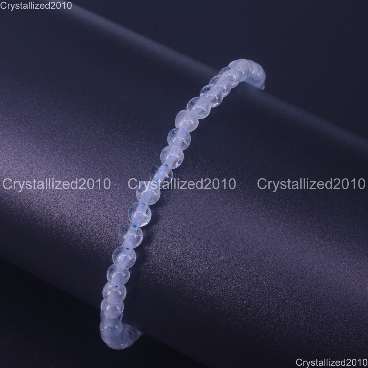 Handmade 4mm AAA Natural Gemstone Round Beads Stretchy Bracelet Healing Reiki 8″
