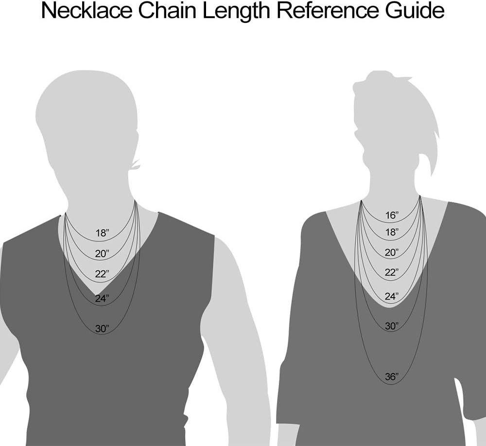 Stylish Cross Pendant Necklace for Men – Hypoallergenic Steel – 16 to 30 Inch