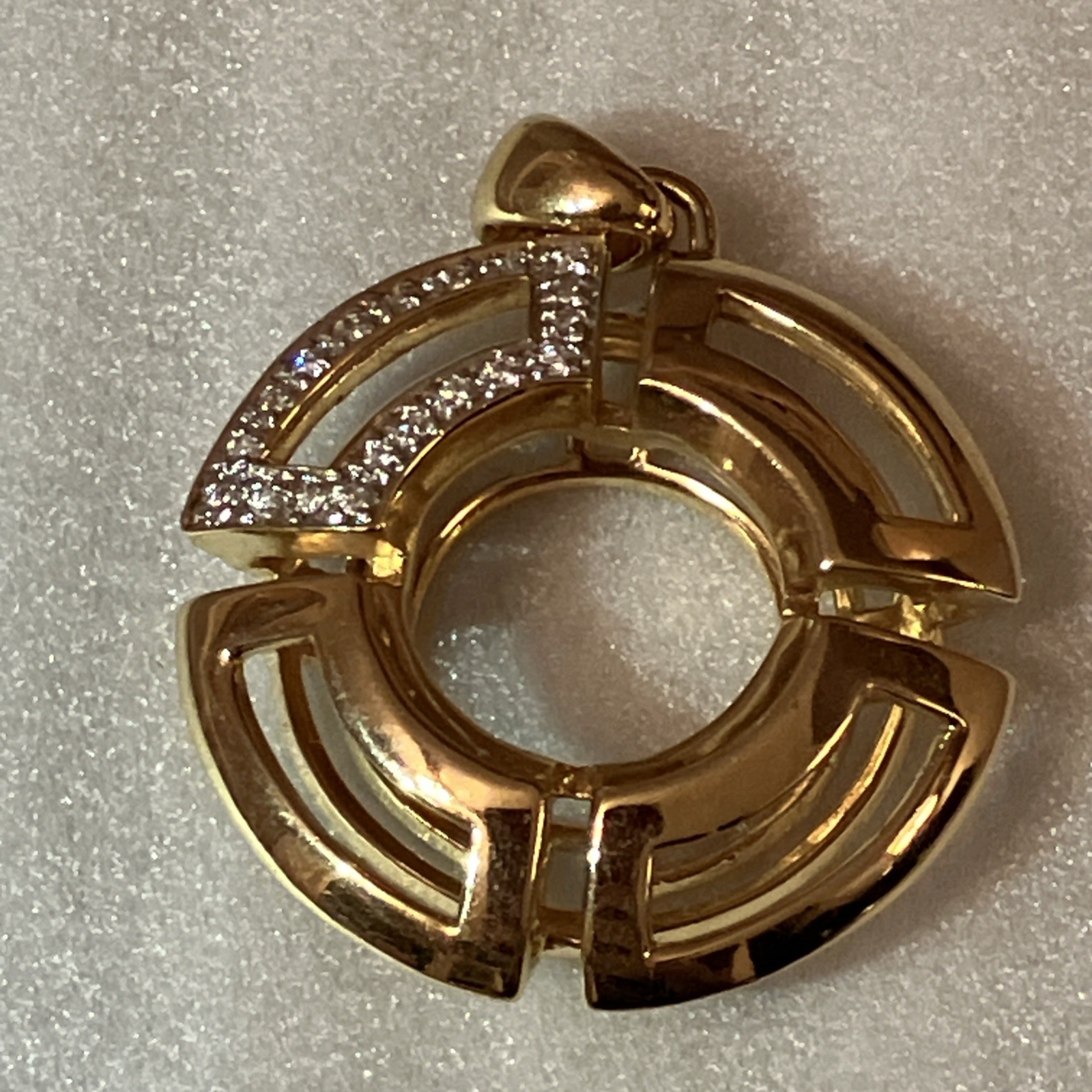 Geometric Reversible Pendant